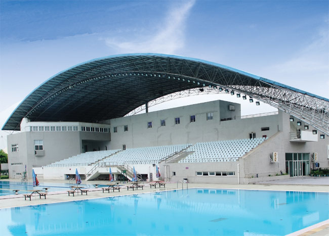 河津游泳馆网架